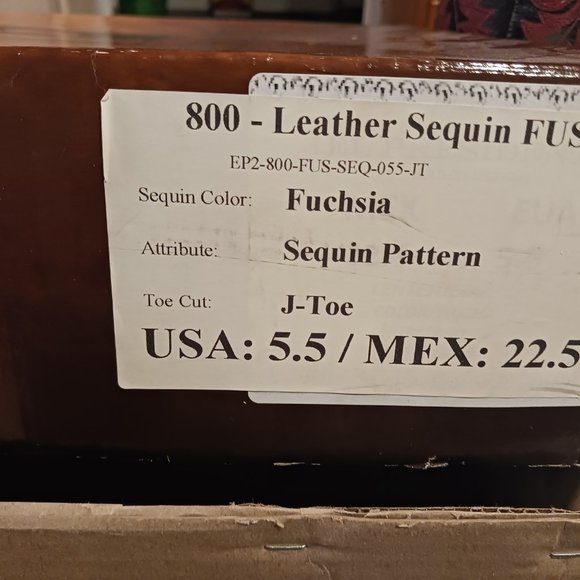 Presidente Fusia Cowboy Boots size 5.5 - Picture 2 of 12